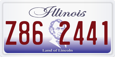 IL license plate Z862441