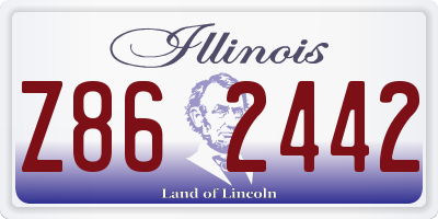 IL license plate Z862442