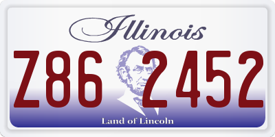 IL license plate Z862452