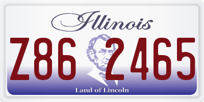 IL license plate Z862465