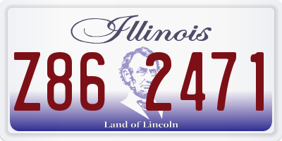 IL license plate Z862471