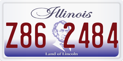 IL license plate Z862484