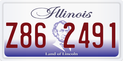 IL license plate Z862491