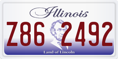 IL license plate Z862492