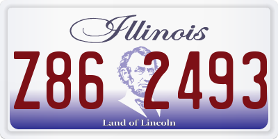 IL license plate Z862493
