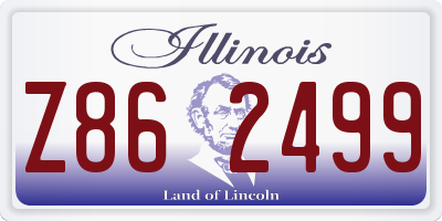 IL license plate Z862499