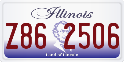 IL license plate Z862506