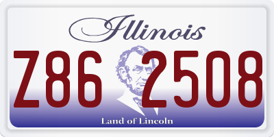 IL license plate Z862508