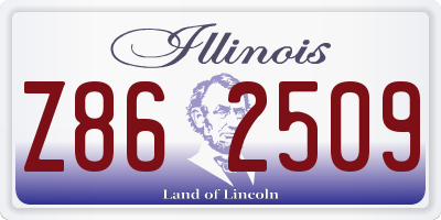 IL license plate Z862509