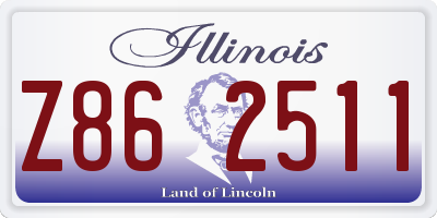 IL license plate Z862511