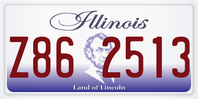 IL license plate Z862513