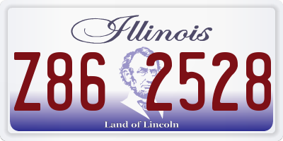 IL license plate Z862528