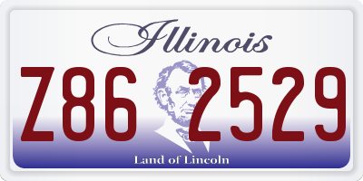 IL license plate Z862529