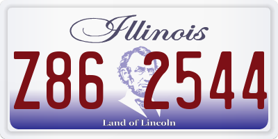 IL license plate Z862544