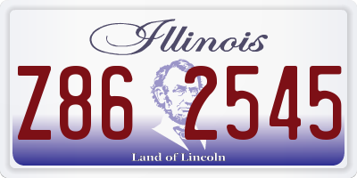 IL license plate Z862545