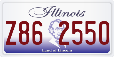 IL license plate Z862550