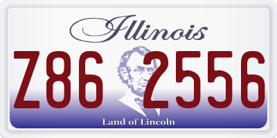 IL license plate Z862556