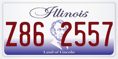 IL license plate Z862557