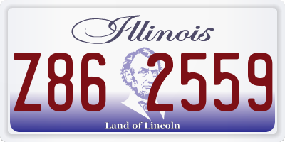 IL license plate Z862559