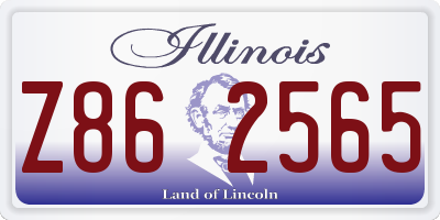 IL license plate Z862565