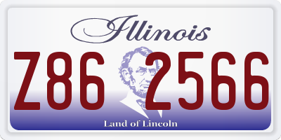 IL license plate Z862566