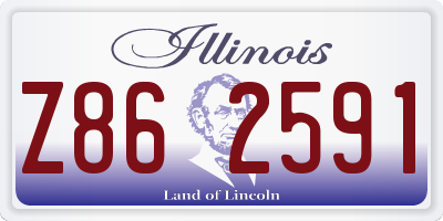 IL license plate Z862591