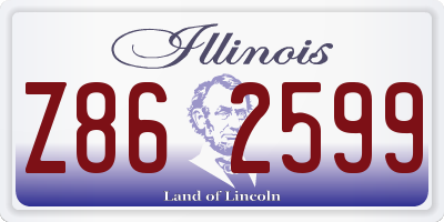 IL license plate Z862599