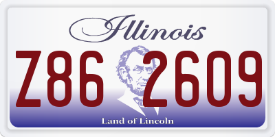 IL license plate Z862609