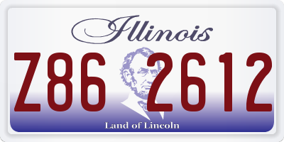 IL license plate Z862612
