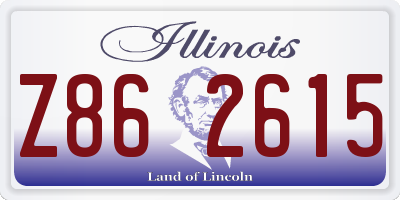 IL license plate Z862615