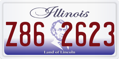 IL license plate Z862623