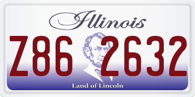 IL license plate Z862632