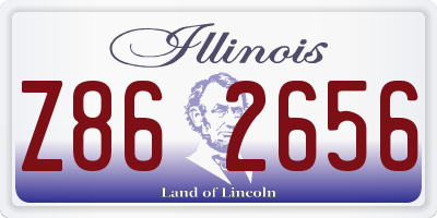 IL license plate Z862656