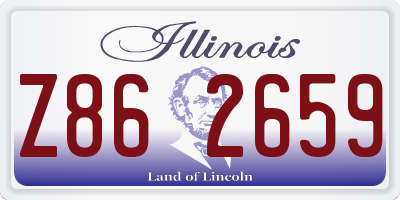 IL license plate Z862659