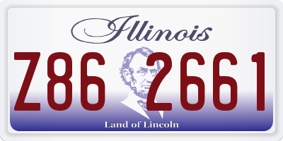 IL license plate Z862661