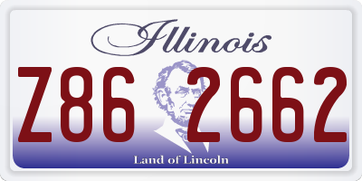 IL license plate Z862662