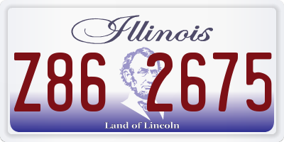 IL license plate Z862675