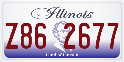 IL license plate Z862677