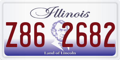 IL license plate Z862682