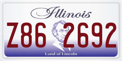 IL license plate Z862692