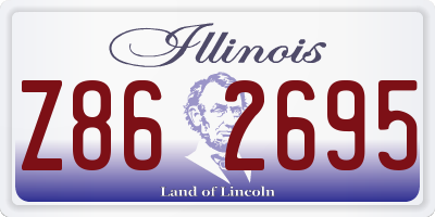 IL license plate Z862695