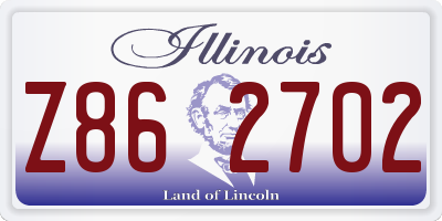 IL license plate Z862702