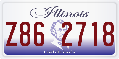 IL license plate Z862718