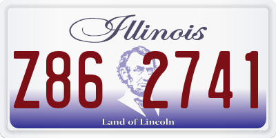 IL license plate Z862741