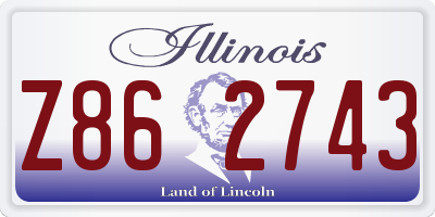 IL license plate Z862743