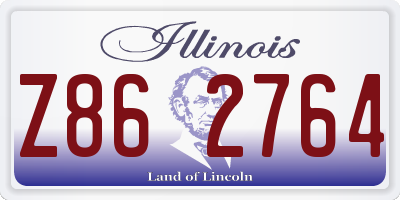 IL license plate Z862764