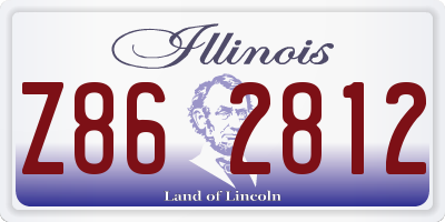 IL license plate Z862812