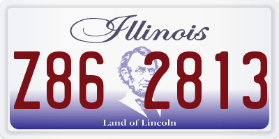 IL license plate Z862813