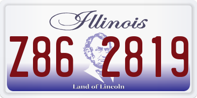 IL license plate Z862819