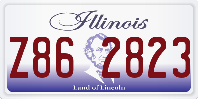 IL license plate Z862823
